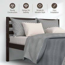 Load image into Gallery viewer, Twin Size Wood Platform Bed Frame with Headboard