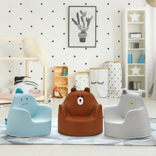 Load image into Gallery viewer, Kids Cartoon Sofa Seat Toddler Children Armchair Couch-Brown