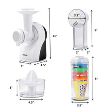 Load image into Gallery viewer, 3-in-1 Electric Food Processor Juicer Frozen Dessert Maker