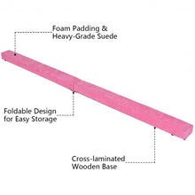 Load image into Gallery viewer, 7' Sectional Gymnastics Floor Balance Beam-Pink