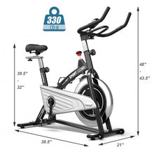 Load image into Gallery viewer, 30Lbs Fixed Training Bicycle with Monitor for Gym and Home