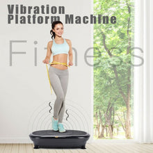Load image into Gallery viewer, Mini Vibration Body Fitness Platform with Loop Bands-Black