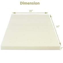 Load image into Gallery viewer, 3 inch Bed Mattress Topper Air Cotton for All Night’s Comfy Soft Mattress Pad-Twin Size