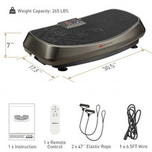 Load image into Gallery viewer, Vibration Plate Exercise Machine with Loop Bands Home