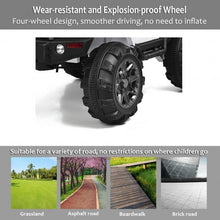 Load image into Gallery viewer, 12V Kids Remote Control Riding Truck Car with LED Lights-White