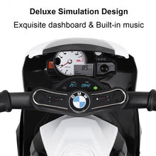 Load image into Gallery viewer, 6V Kids 3 Wheels Riding BMW Licensed Electric Motorcycle-Black