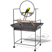 Load image into Gallery viewer, Pet Bird Parrot Stand Perch with Ladders and Cups