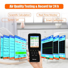 Load image into Gallery viewer, Air Quality Monitor Detector Accurate Testing Formaldehyde