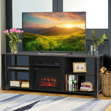 Load image into Gallery viewer, 2-Tier TV Stand Storage Cabinet Console Adjustable Shelves