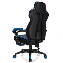 Load image into Gallery viewer, Adjustable Gaming Chair with Footrest for Home Office-Blue
