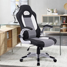 Load image into Gallery viewer, PU Leather Executive Racing Style Bucket Seat Chair 2015 Office Desk Chair