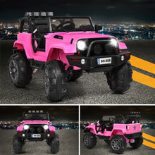 Load image into Gallery viewer, 12V Kids Remote Control Riding Truck Car with LED Lights-Pink