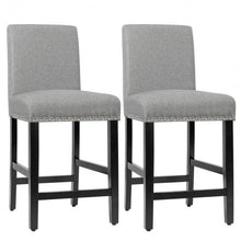Load image into Gallery viewer, 25'' Kitchen Chairs w/ Rubber Wood Legs-Gray