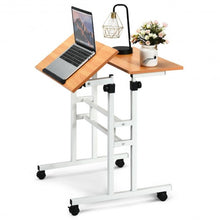 Load image into Gallery viewer, 2 in 1 Height Adjustable Sit Standing Computer Desk
