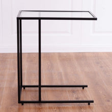 Load image into Gallery viewer, Sofa End Table Coffee Side Table with Glass Top