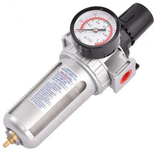 Load image into Gallery viewer, Air Pressure Regulator Filter Water Separator with Pressure Gauge