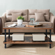 Load image into Gallery viewer, Industrial Rustic Accent Coffee Table