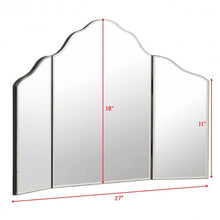 Load image into Gallery viewer, 27" x 18" Large Trifold Vanity Makeup Mirror