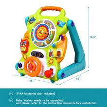 Load image into Gallery viewer, 3 in1 Kids Activity Sit to Stand Musical Learning Walker