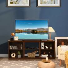 Load image into Gallery viewer, 2-Tier Entertainment Media Console TV Stand-Walnut