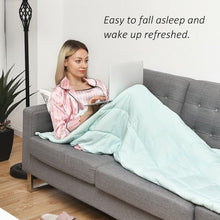 Load image into Gallery viewer, Soft Fabric Breathable Premium Cooling Heavy Weighted Blanket-15 lbs
