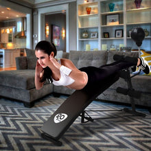 Load image into Gallery viewer, Adjustable Incline Curved Workout Fitness Sit Up Bench
