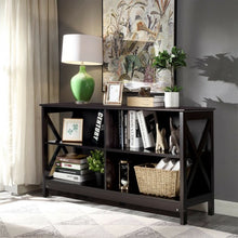 Load image into Gallery viewer, Wooden TV Stand Entertainment Media Center -Brown