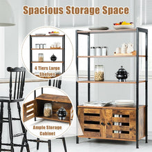 Load image into Gallery viewer, Industrial Storage Shelf w/2 Shutter Doors