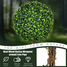 Load image into Gallery viewer, 4 ft Artificial Topiary Triple Ball Tree Plant