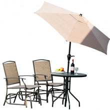 Load image into Gallery viewer, 2 pcs Patio Swing Single Glider Chair Rocking Seating
