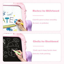 Load image into Gallery viewer, Height Adjustable Kids Art Easel Magnetic Double Sided Board-Pink