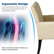 Load image into Gallery viewer, Executive Guest Chair Reception Waiting Room Arm Chair-Beige