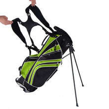 Load image into Gallery viewer, Golf Stand Cart Bag with 6-Way Divider Carry Pockets-Green