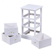 Load image into Gallery viewer, Elegant Wooden Nightstand with 3 Drawers