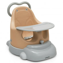 Load image into Gallery viewer, 6-in-1 Convertible Baby Booster Seat with Tray Wheels-Orange