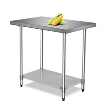 Load image into Gallery viewer, 24" x 36" Stainless Steel Commercial Kitchen Food Prep Table