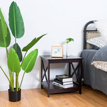 Load image into Gallery viewer, X-Design Display Accent Sofa Side Nightstand Table-Brown