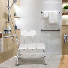 Load image into Gallery viewer, Medical Adjustable Shower Chair Bath Seat