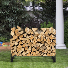 Load image into Gallery viewer, 4 Feet Outdoor Steel Firewood Log Rack