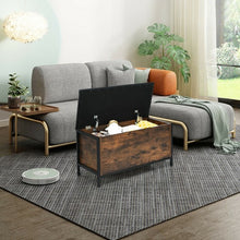 Load image into Gallery viewer, Entryway Flip Top Ottoman Stool with Padded Seat