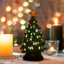 Load image into Gallery viewer, 11.5" Pre-Lit Ceramic Hollow Christmas Tree with LED Lights