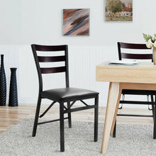 Load image into Gallery viewer, Set of 2 Portable Folding Dining Chairs