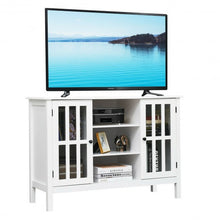 Load image into Gallery viewer, Wood TV Stand Console Cabinet for 45" TV