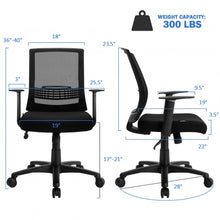 Load image into Gallery viewer, Adjustable Mid Back Mesh Office Chair with Lumbar Support