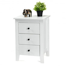 Load image into Gallery viewer, 2 pcs Nightstand End Beside Table Drawers