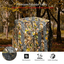 Load image into Gallery viewer, 3 Person Hunting camouflage Surround View Tent with Slide Mesh Window