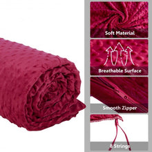 Load image into Gallery viewer, 3 Piece 7lbs Heavy Weighted Blanket-Pink