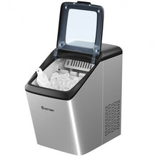 Load image into Gallery viewer, Stainless Steel Ice Maker 33Lbs/ 24Hrs Self-Clean Function with Scoop