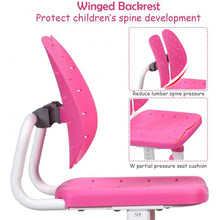 Load image into Gallery viewer, Kids Desk and Chair Set Children's Study Table Storage-Pink