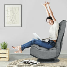 Load image into Gallery viewer, 5-Position Folding Floor Gaming Chair-Gray